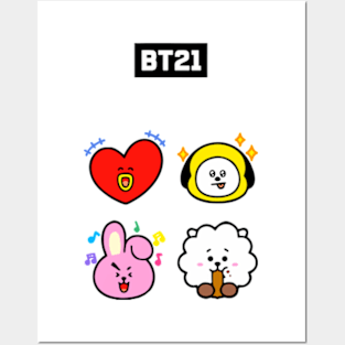 bt21 bts exclusive design 95 Posters and Art